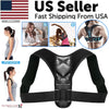 AirPosture Corrector Adjustable Back Brace Shoulder Support Clavicle Belt Men Women